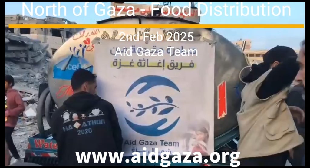 Action for Gaza Donations: Second Water Distribution to North of Gaza Hospitals – 2-February-2025